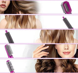 5 IN 1 Hair Dryer, Straightener, Curler, Electric Hair Comb, Hair Curling Wand Detachable Brush